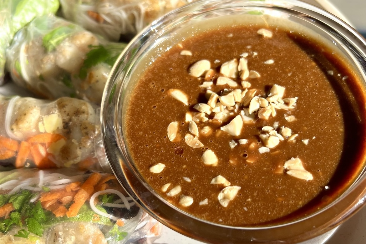 Thai Inspired Peanut Dipping Sauce Kelly S Clean Kitchen