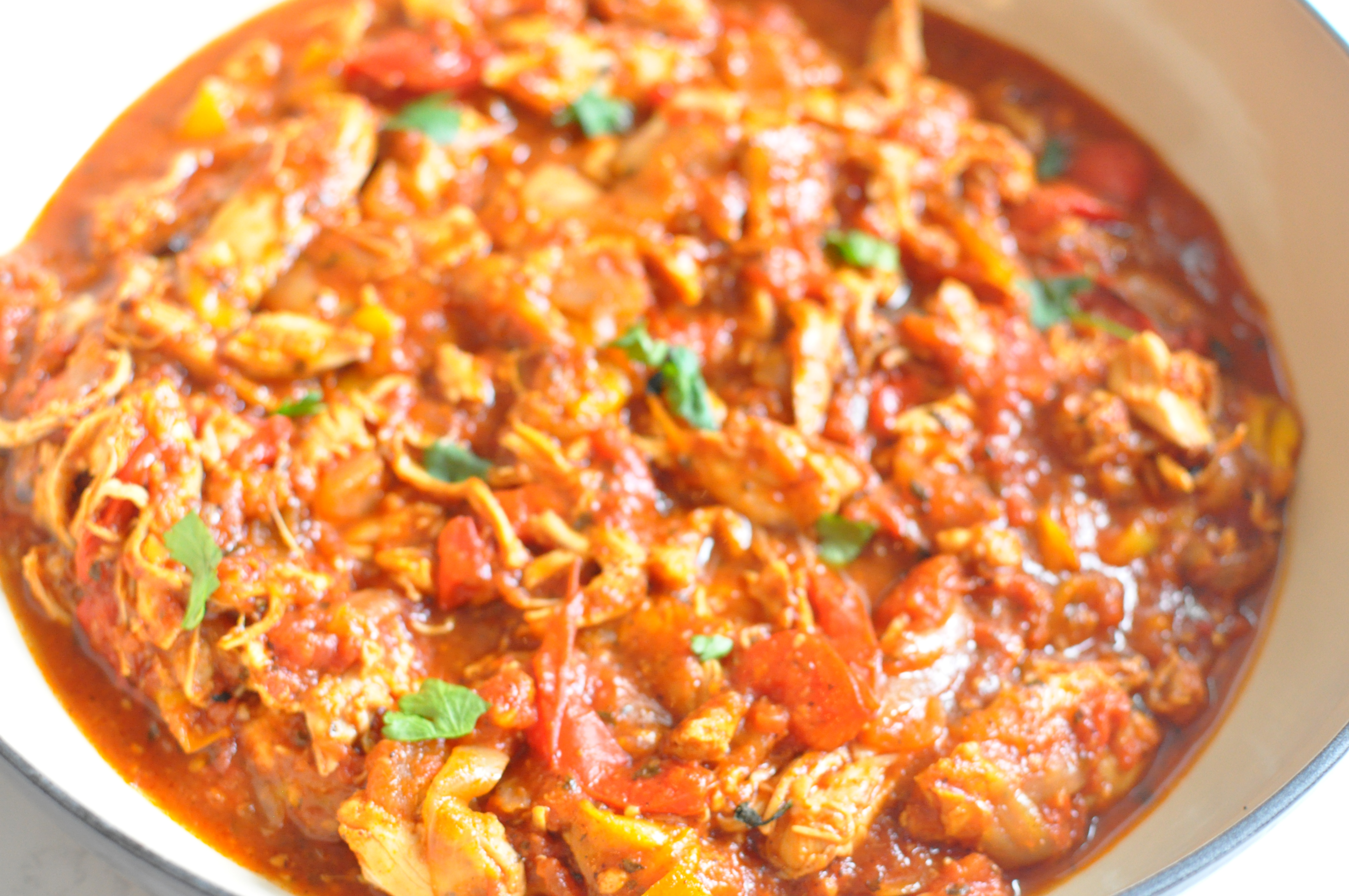 Tomato Braised Chicken - Kelly's Clean Kitchen