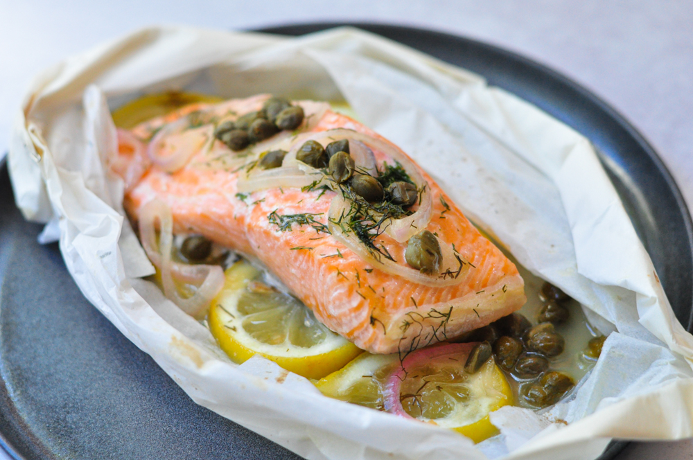 Salmon in Parchment - Kelly's Clean Kitchen