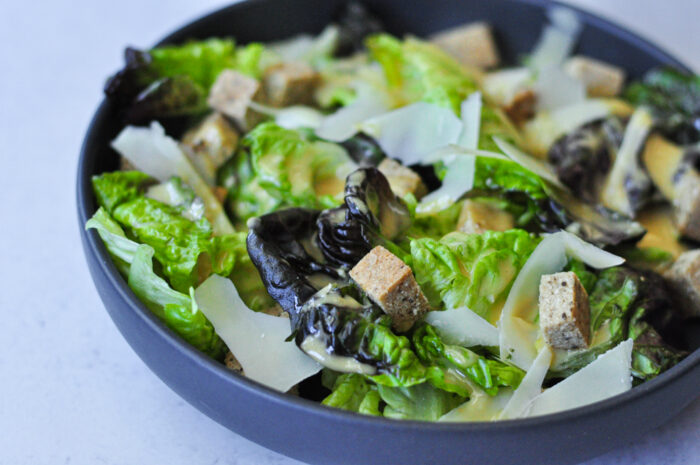 Caesar Salad Dressing Kelly S Clean Kitchen   Caesar Salad 4 700x465 