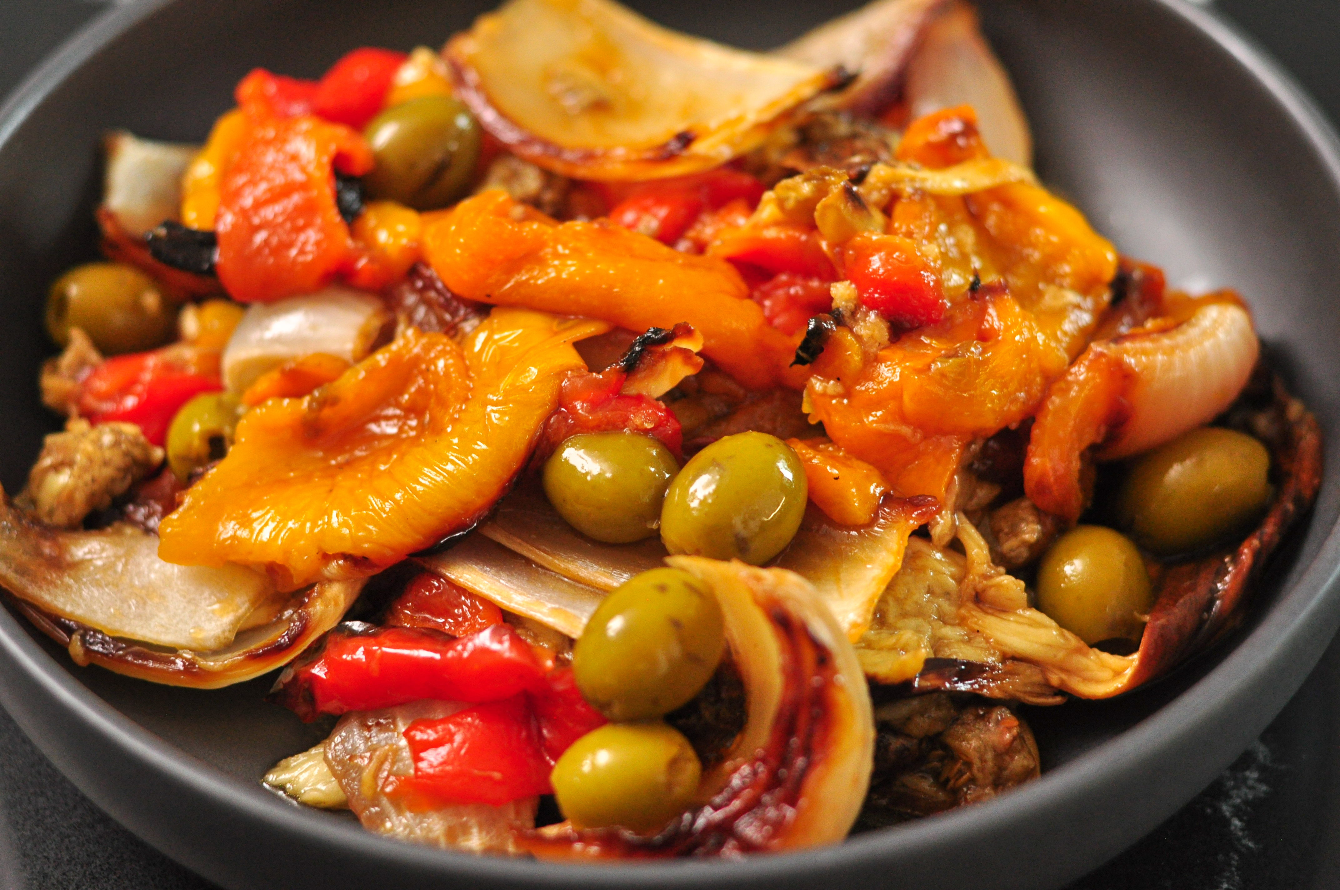 Eggplant pepper Dish