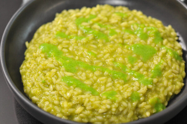 Spring Pea Rice Spring Pea Risotto - Kelly's Clean Kitchen
